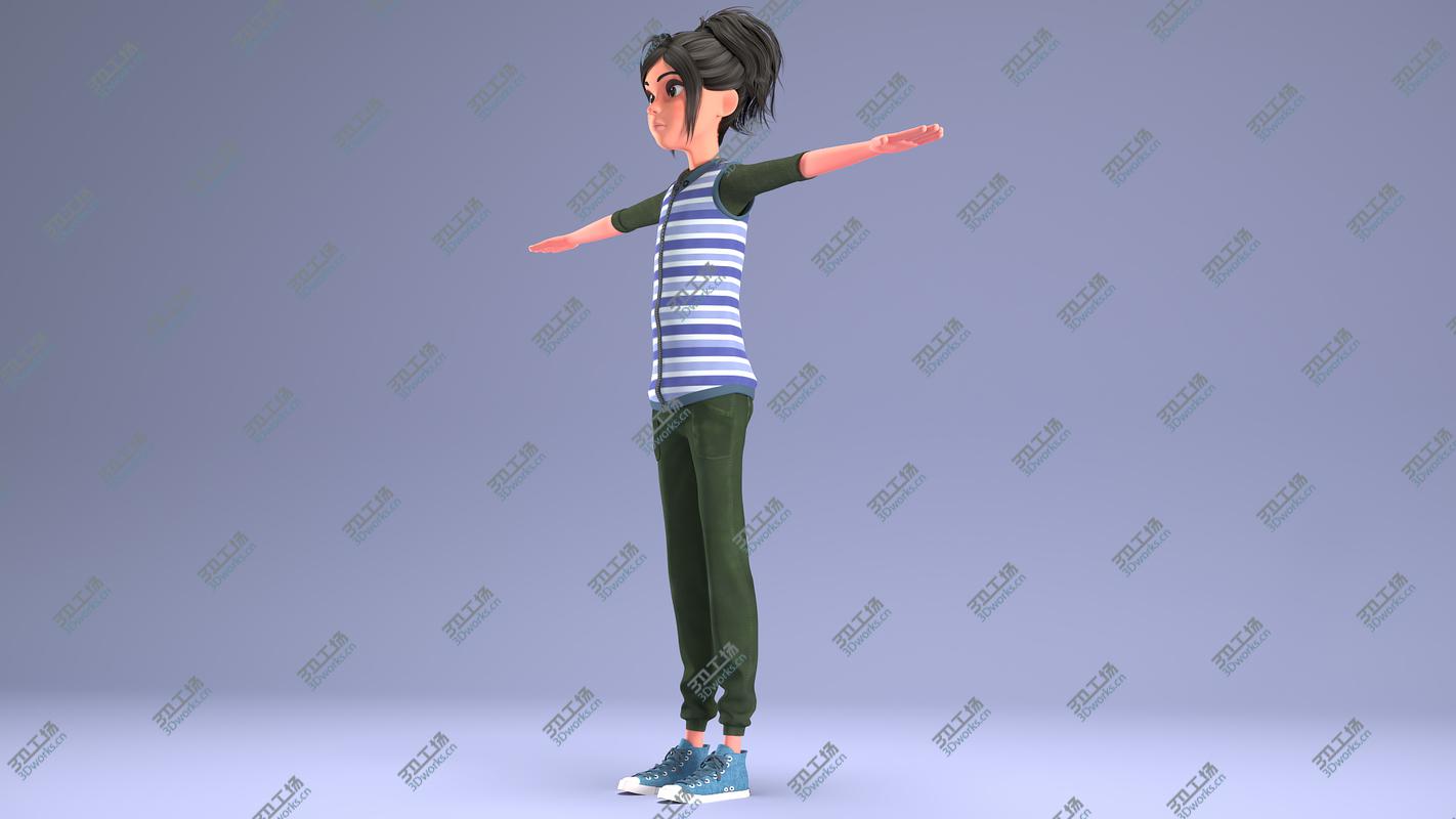 images/goods_img/202105071/3D TOON GiRL 2 - RiGGED model/3.jpg